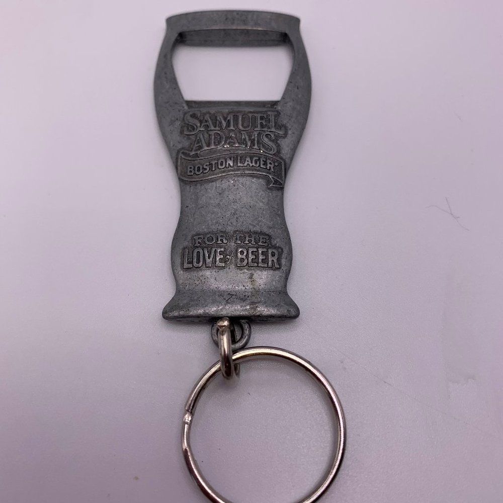 SAMUEL ADAMS KEY CHAIN WITH BUILT IN OPENER